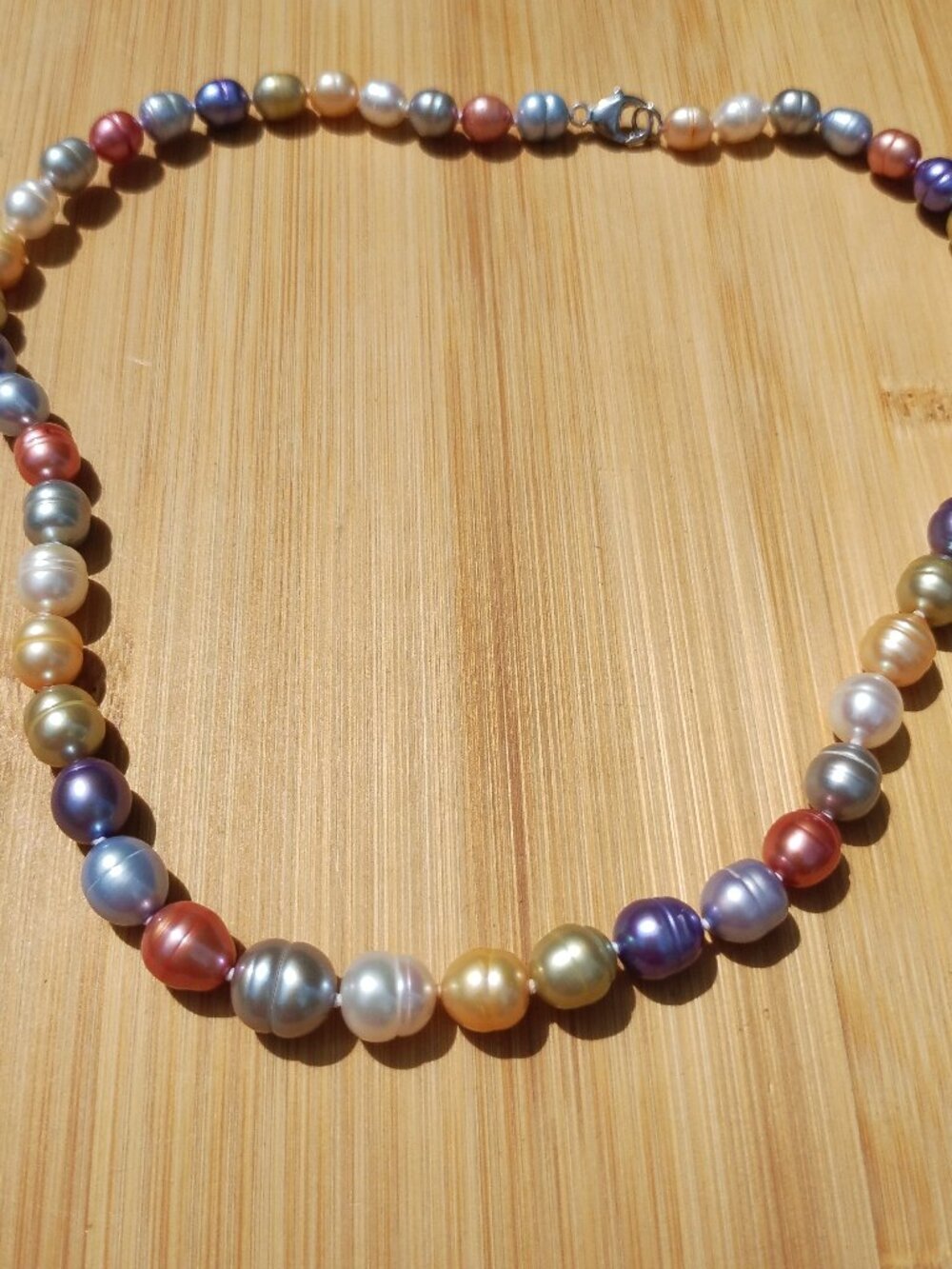 Honora Freshwater Pearl 925 Sterling Silver Wildflower collection necklace 18" - Picture 3 of 8
